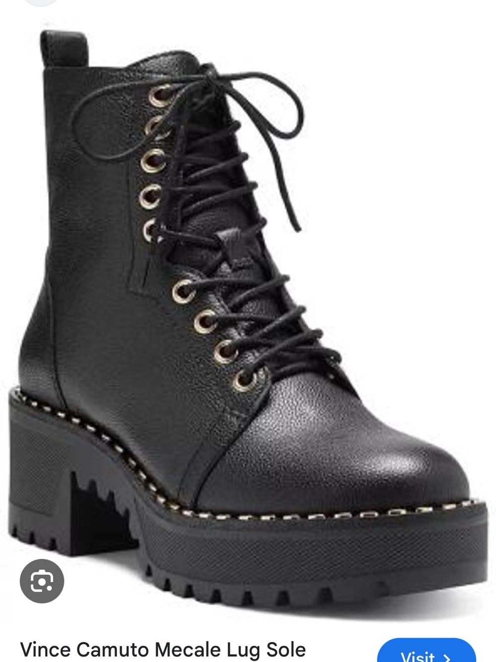 Vince Camuto Mecale Combat Boots